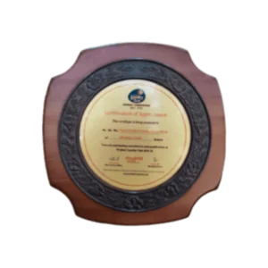 Certification of Appreciation